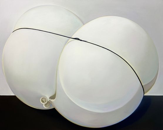 White Balloons No.6 by Liu Cong contemporary artwork Painting