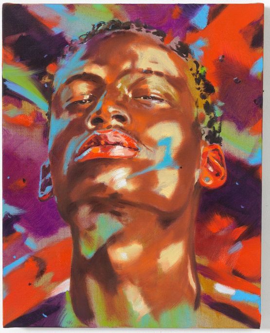 Glimmer by Norbert Bisky contemporary artwork Painting