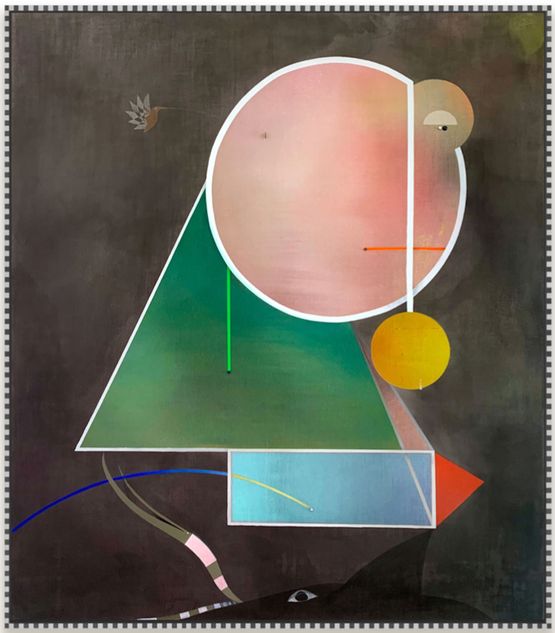 Pelagic agent by Matthias Bitzer contemporary artwork Painting
