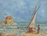 La Promenade by Elie-Philippe Schehade contemporary artwork painting works on paper