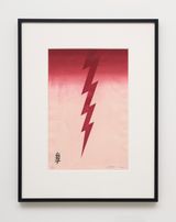 Noritaka Tatehana x Takahashi Kobo Hoso-e Thunder by Noritaka Tatehana contemporary artwork painting print