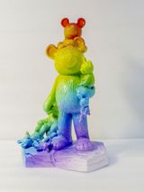 RAINBOW BEAR FAMILY S by Florentijn Hofman contemporary artwork sculpture