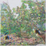 square_bit 02 by Soo Jung Choi contemporary artwork painting textile