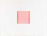 Opera Rose  Gold Green by Callum Innes contemporary artwork painting