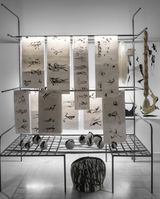 Resound of the Studio Script of master and slaves by Inci Eviner contemporary artwork works on paper sculpture