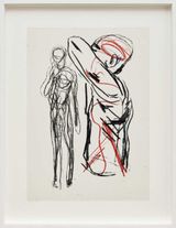 Untitled figure by Piero Manai contemporary artwork mixed media