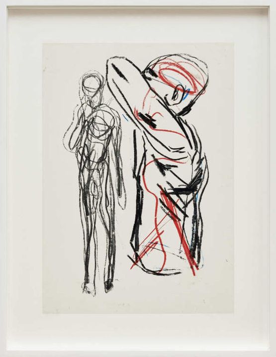 Untitled figure by Piero Manai contemporary artwork Mixed Media