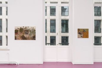 Contemporary art exhibition Arisa Yoshioka When It Was Dark I Called and You Came at Gladstone Grote Hertstraat Brussels Belgium