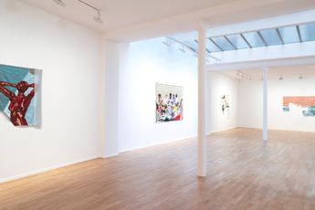 Contemporary art exhibition Billie Zangewa Soldier of Love at Templon 30 rue Beaubourg Paris France