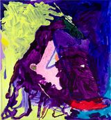sink or swim yellow wave by Tom Polo contemporary artwork painting