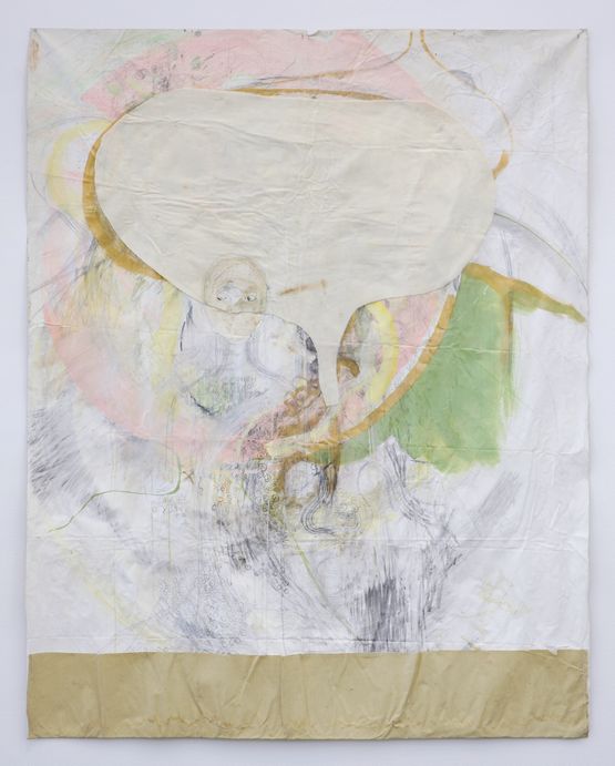 Gedachtnischwund im Fruhling by Roza El-Hassan contemporary artwork Drawing