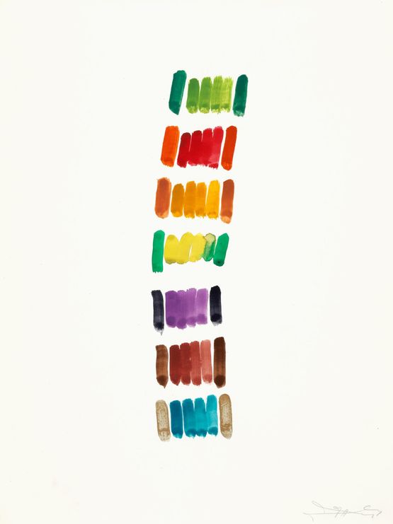 Untitled by Oswald Oberhuber contemporary artwork Works on Paper