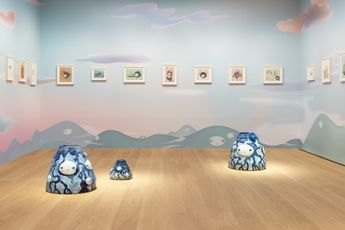 Contemporary art exhibition Chiho Aoshima OUR TEARS SHALL FLY OFF INTO OUTER SPACE at Perrotin Hong Kong