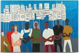 The March on Washington 1963 Revisited by Dindga Mccannon contemporary artwork painting