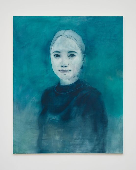 Portrait Blue Period by Noritaka Tatehana contemporary artwork Painting