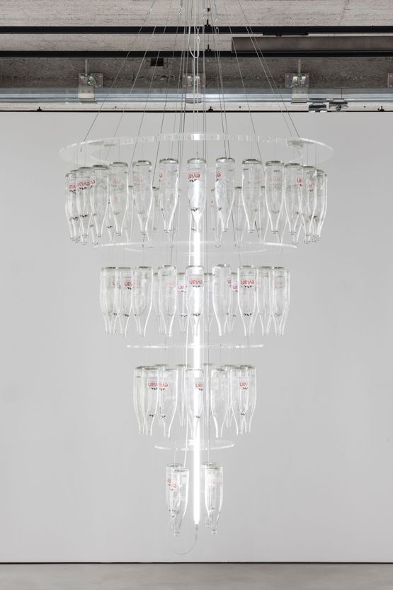Anti-Conformist Conformist Chandelier Evian by Tobias Kaspar contemporary artwork Sculpture