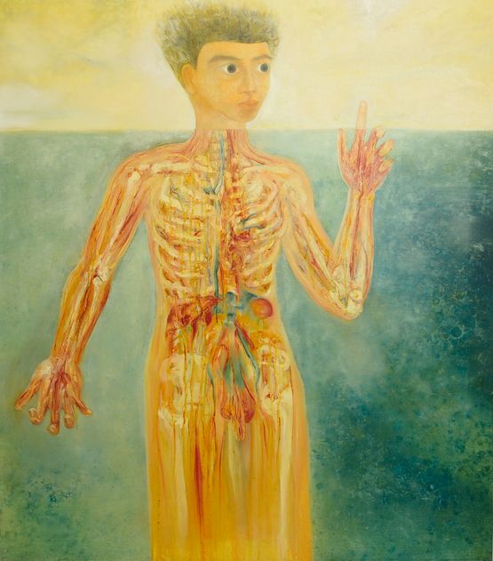 A Friend by Hilo Chen contemporary artwork Painting