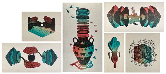 The Edge by Agung Prabowo contemporary artwork Works on Paper