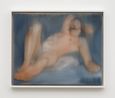 Reclining Nude Blue by William E. Jones contemporary artwork Painting