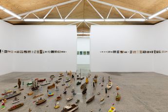 Contemporary art exhibition Patrick Pound Parade at STATION Melbourne Australia