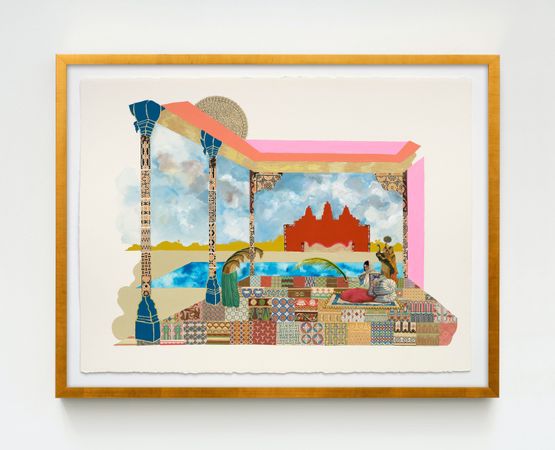 tame the beast by Suchitra Mattai contemporary artwork Mixed Media