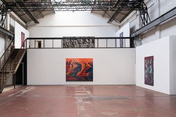 Contemporary art exhibition Jose Yaque Eruption at Bode Berlin Germany