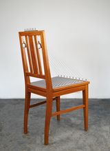 Music Room Chair Strings and Bells by Nevin Aladag contemporary artwork sculpture