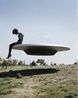 Kinga Rajzak on flying saucer Eglingham Hall Northumberland by Tim Walker contemporary artwork Print