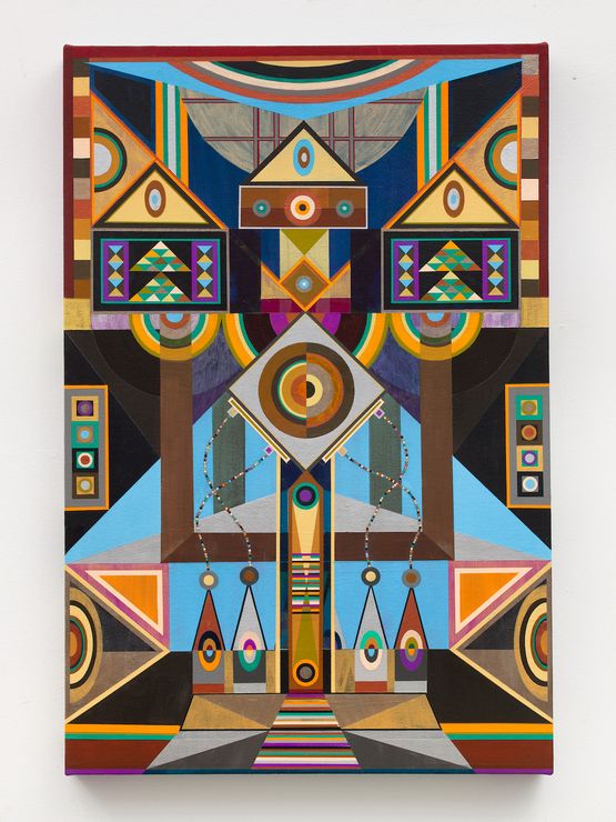 Surrender your material concerns by Hilmas Ghost contemporary artwork Painting