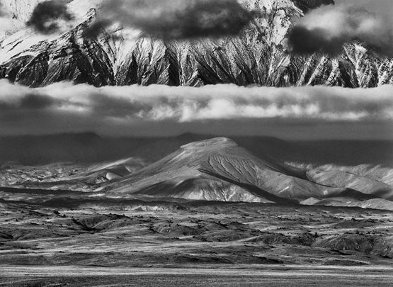 Tolbachik Volcano. In the background the huge base of Kamen Volcano. Kamchatka. Russia by Sebastiao Salgado contemporary artwork Photography