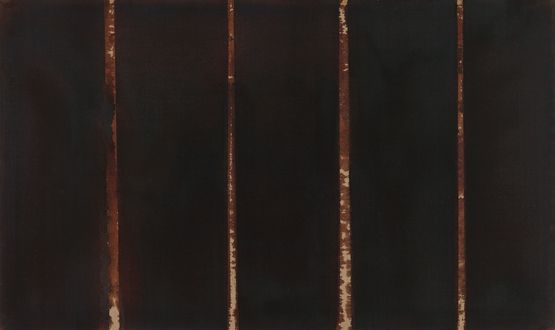 Burnt Umber  Ultramarine by Yun Hyong-Keun contemporary artwork Painting