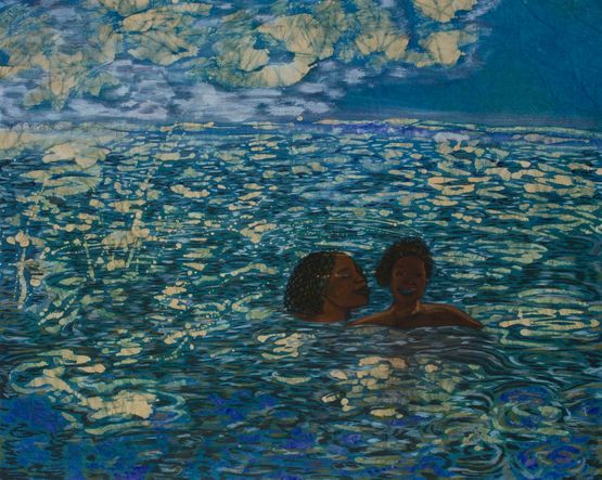 In this moment I realised by Sola Olulode contemporary artwork Painting