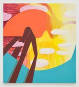 Gala Returns by Carrie Moyer contemporary artwork painting