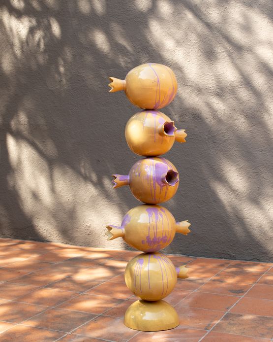 Cinco Granadas by Erika Verzutti contemporary artwork