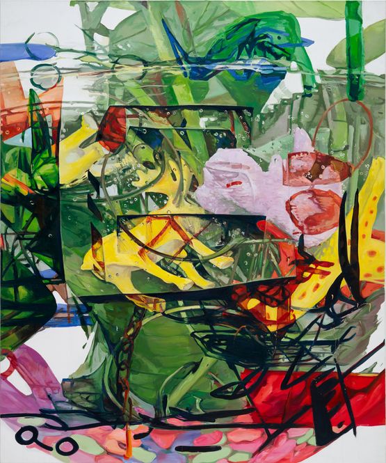 Koala in Fish Tank by Jihyun Lee contemporary artwork Painting