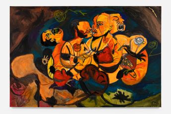 Contemporary art exhibition Jonathan Lyndon Chase Now Im home lips that know my name at Sadie Coles HQ Kingly Street London United Kingdom