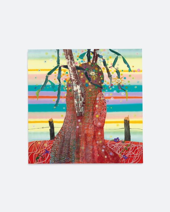 Cangaceiro by Luiz Zerbini contemporary artwork Painting