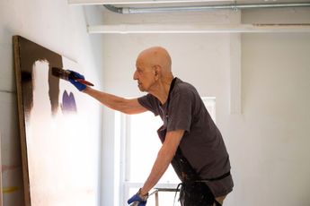 Contemporary art exhibition Alex Katz Seasons at Museum of Modern Art New York United States