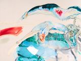 Swimming pool by Araminta Blue contemporary artwork painting