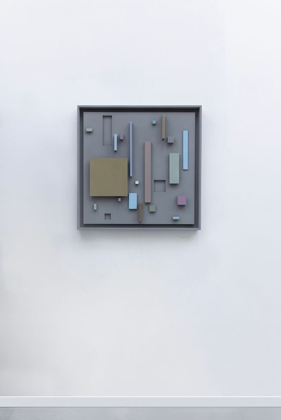 Modernistic Wall Piece a silent conversation with Philippe Van Snick 5 by Hans Op De Beeck contemporary artwork Sculpture
