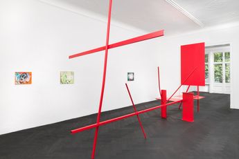 Contemporary art exhibition Henrik Olesen Digestion at Galerie Buchholz Berlin Germany