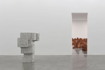 Contemporary art exhibition Antony Gormley Body Politic at White Cube Bermondsey London United Kingdom