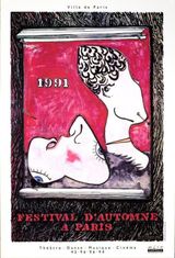 Festival dAutumne a Paris by Jasper Johns contemporary artwork print
