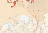 Learning from the past - drawing series N.40 by Karasumaru Yumi contemporary artwork works on paper