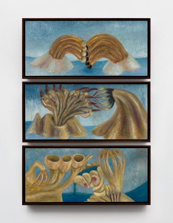 O mar no meio by Rayana Rayo contemporary artwork Painting
