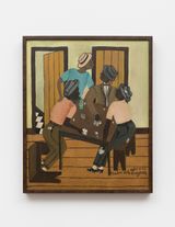 Jogo de cartas by Heitor Dos Prazeres contemporary artwork painting