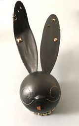 Punk Rabbit Rock 3 2018 by Maia Tabet contemporary artwork sculpture