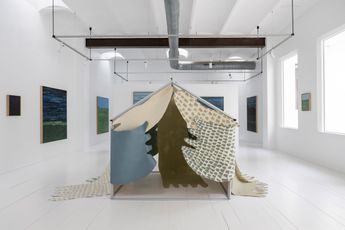 Contemporary art exhibition Maria Yelletisch Safe Haven at Alzueta Gallery Seneca Spain