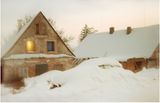 Haus mit Licht by Frank Madler contemporary artwork print