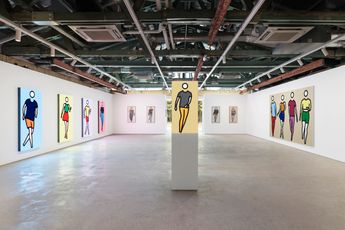 Contemporary art exhibition Julian Opie OP.VRKukjeF1963.BUSAN at Kukje Gallery Busan F1963 Sukcheon Hall